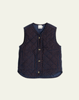 Indi & Cold Vichy Quilted Micro-Corduroy Gilet