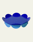 Large Flower Serving Stand – Blue