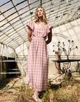 Maison Anana Ambre Red Check Dress
