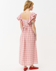 Maison Anana Ambre Red Check Dress