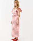Maison Anana Ambre Red Check Dress