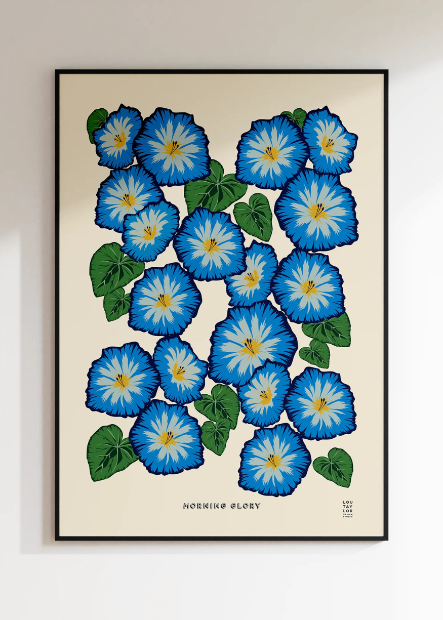 Morning Glory Print by Lou Taylor