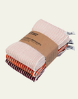 Reusable Ribbed Dishcloths: Orange