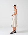 Seventy + Mochi Ella Dress in Ecru Denim