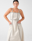 Seventy + Mochi Ella Dress in Ecru Denim