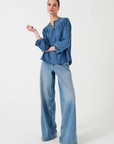 Seventy + Mochi Clio Blouse in Mid Vintage