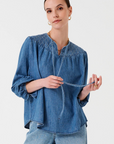 Seventy + Mochi Clio Blouse in Mid Vintage
