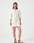 Seventy + Mochi Zaha Mini Dress in Ecru