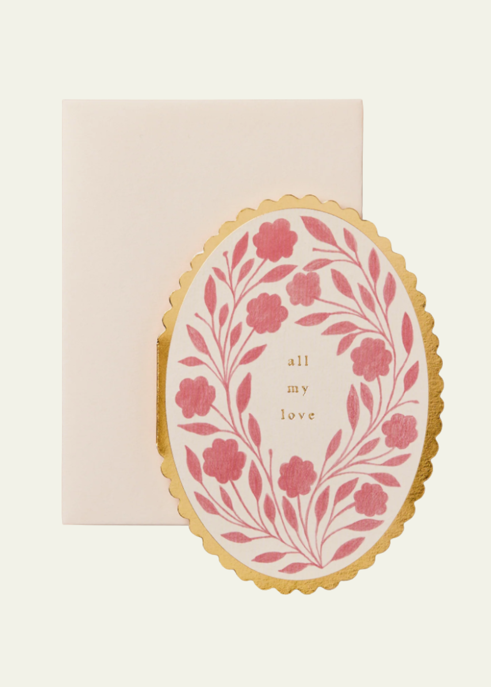 Wanderlust Paper Co. Rose Flora 'All My Love' Card