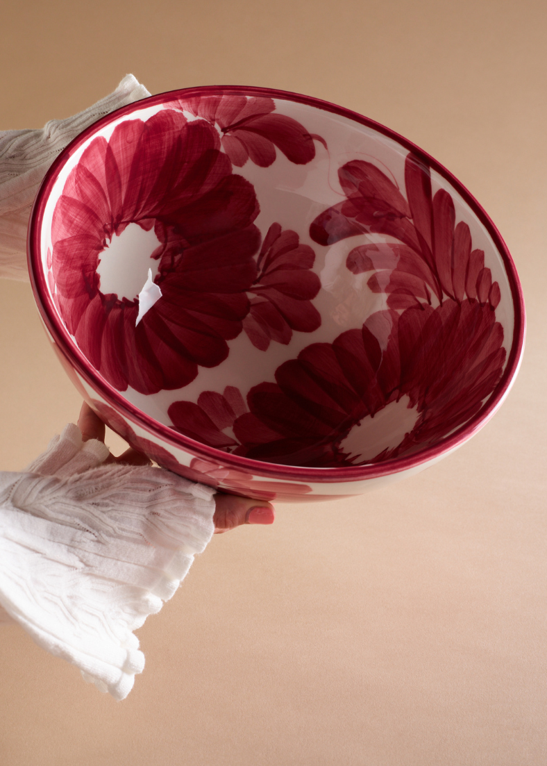 XL Florita Ceramic Serving Bowl