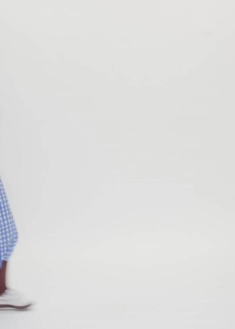 Baum und Pferdgarten Akeyla Dress in Blue Painted Check-3