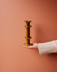 Frilly Ceramic Candlestick — Tall