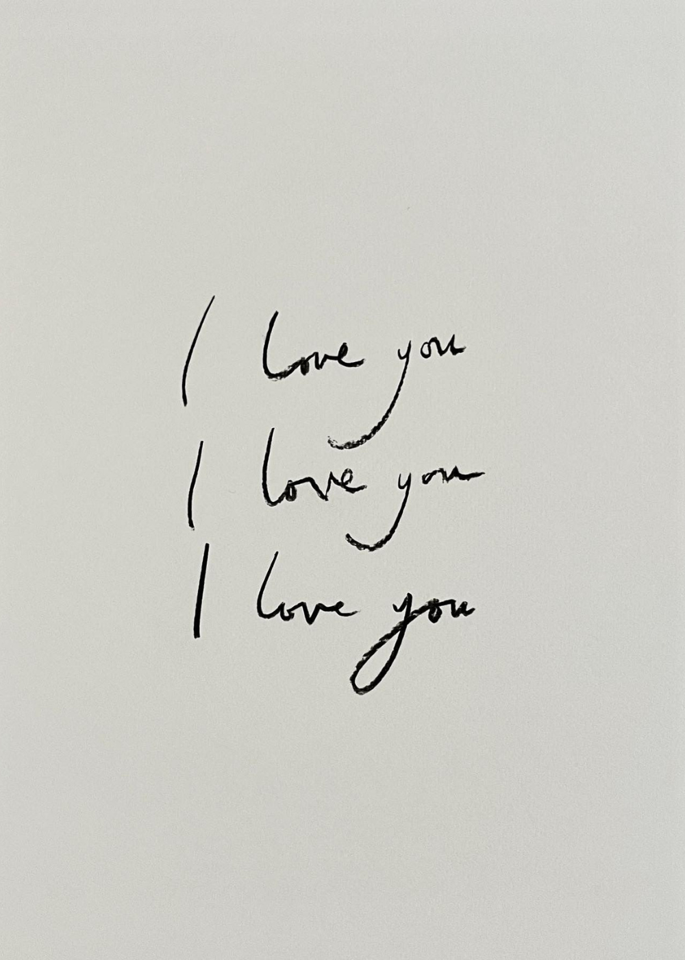 'I Love You' Original Artwork by Holly Delaney