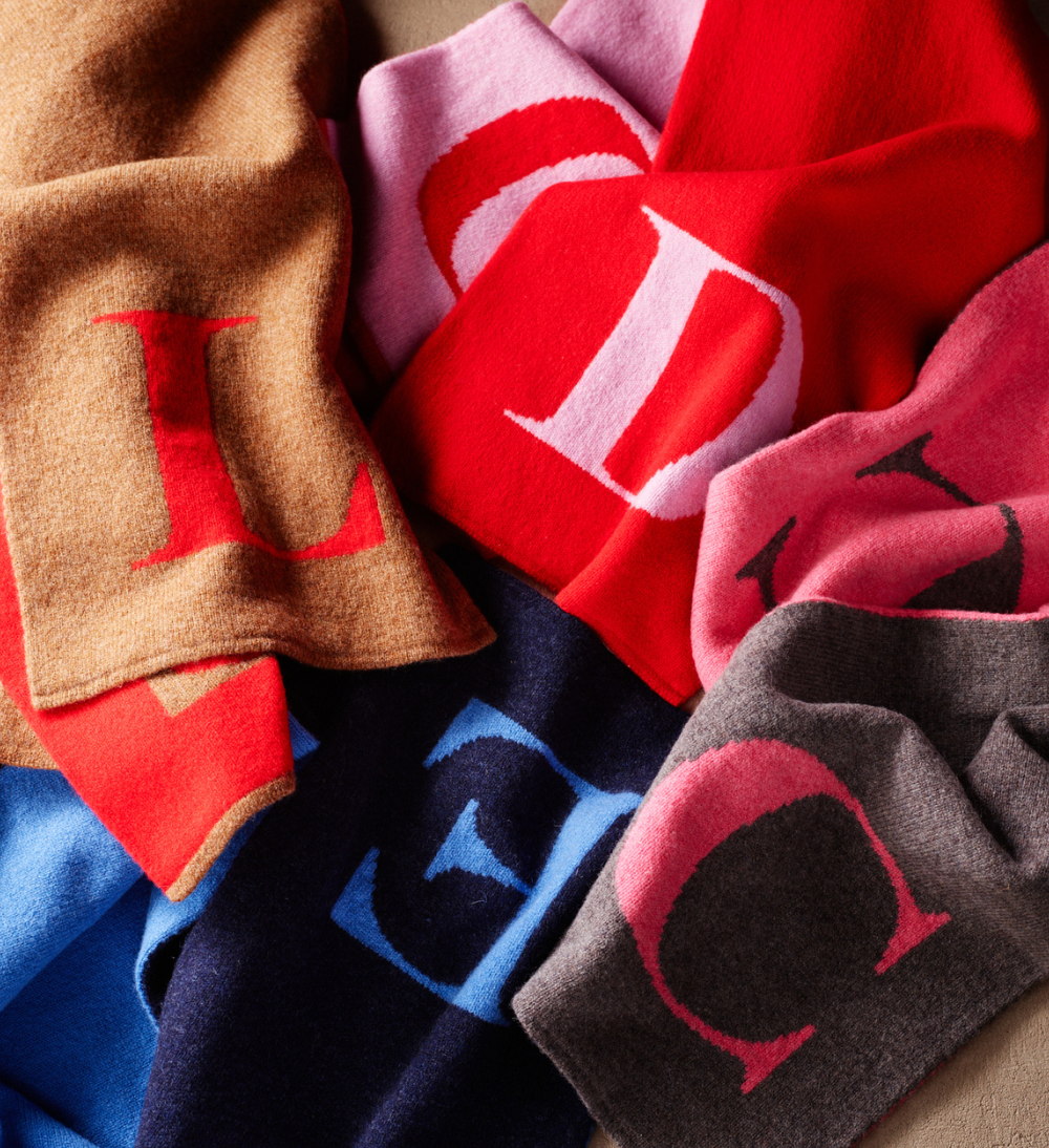 HADES Wool | British Knitwear | Initial Scarves