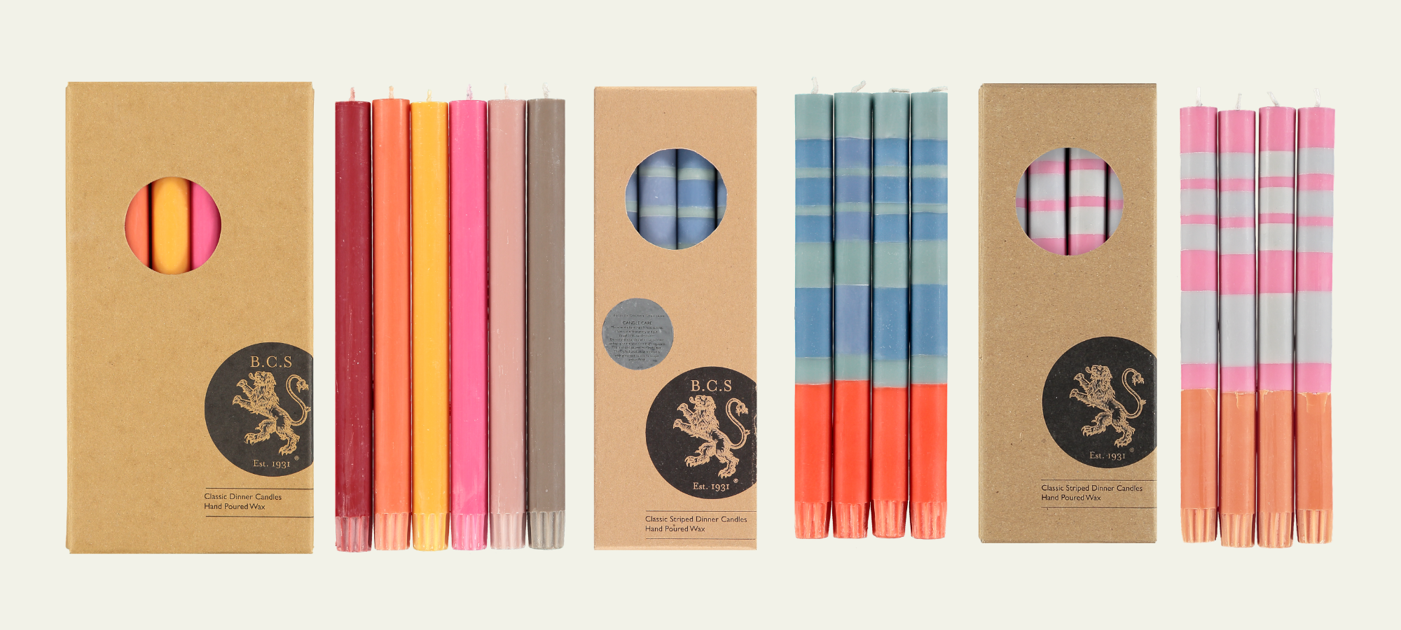 British Colour Standard | Eco Candles & Coloured Glassware
