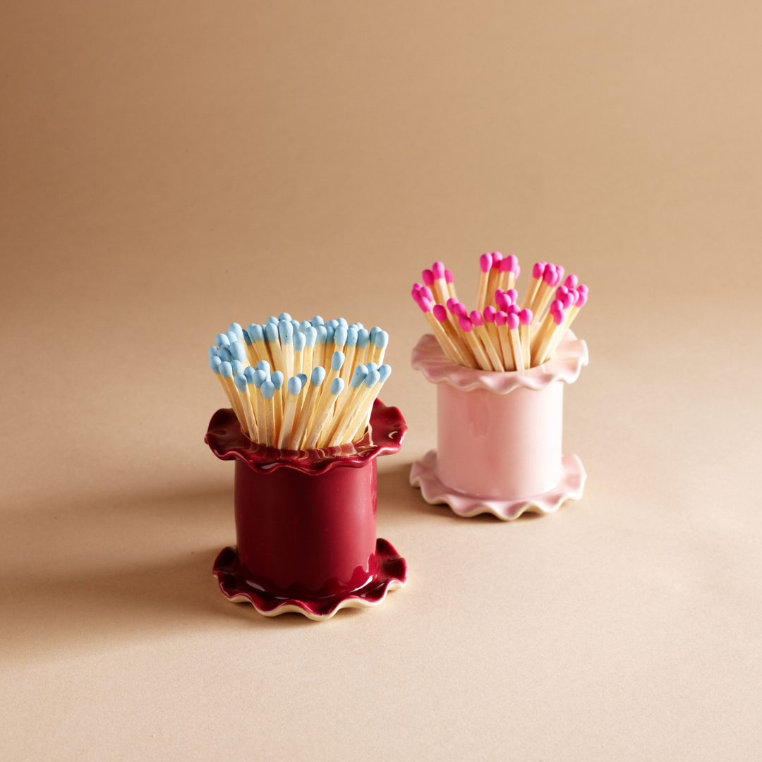 ceramic matchstick holder match pot