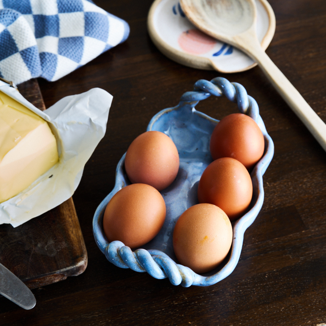 kitchen accessories ceramic egg tray