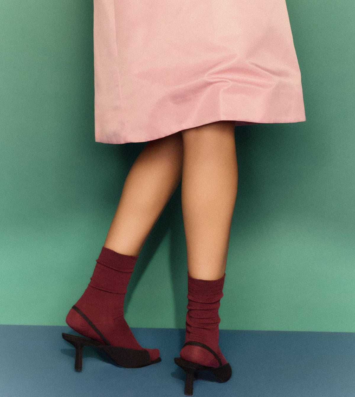 Pairs Socks - Merino Socks - Burgundy