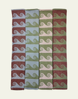 Spiral Tea Towel in  Anemone