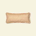 YONDER. quilted frill bolster cushion cover, Prairie Honey, large