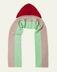 HADES Wool The Hooded Scarf | Red