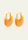 Shyla Jewellery Ettienne Champagne Ridged Earrings