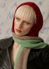 HADES Wool The Hooded Scarf | Red