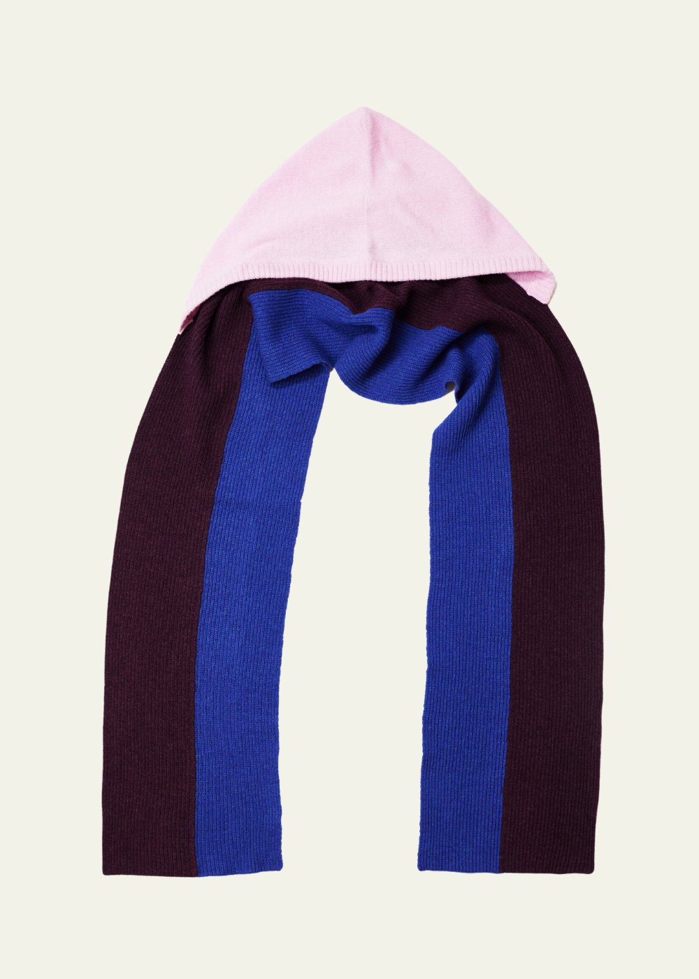 HADES Wool The Hooded Scarf | Pink