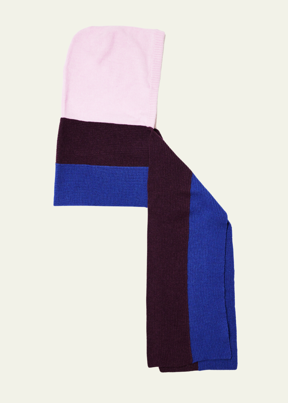 HADES Wool The Hooded Scarf | Pink