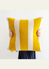 Sophie Home Enkel Striped Cushion Cover: Citrus Yellow