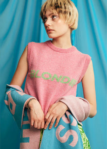  HADES Wool Blondie Vest | Pink & Lime