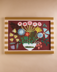 Candy Cane Striped Picture Frame — Shell & Mustard