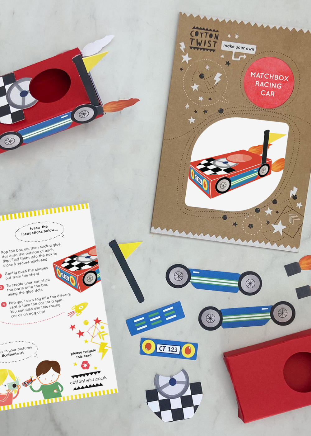 Make Your Own Matchbox Racing Car | Kids Craft Set