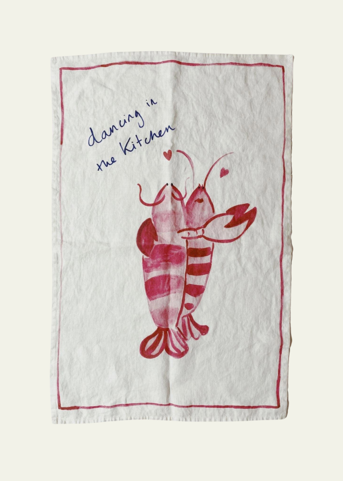 Kitchen Dancing - Linen Tea Towel