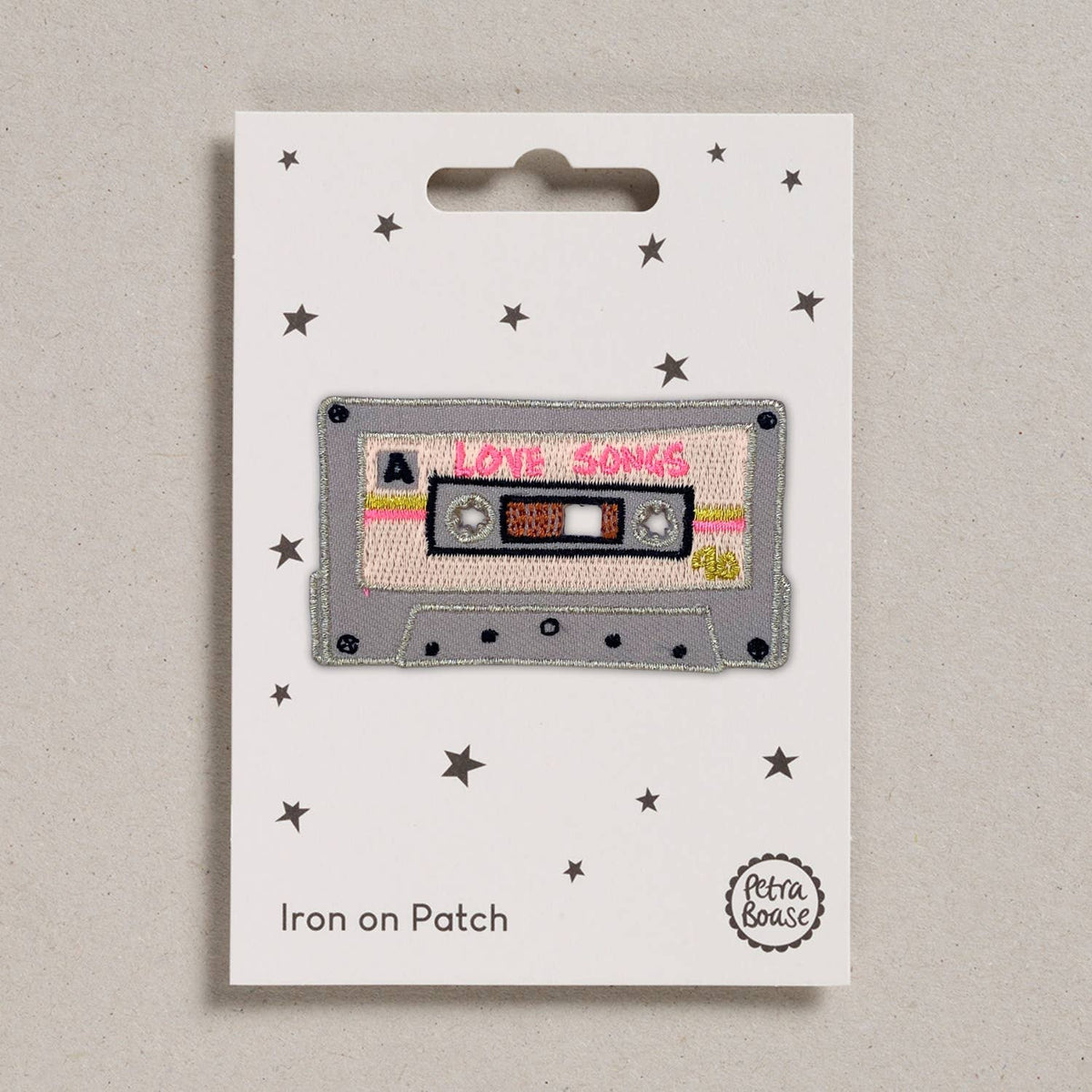 Petra Boase - Love Songs Tape Iron-On Embroidered Patch