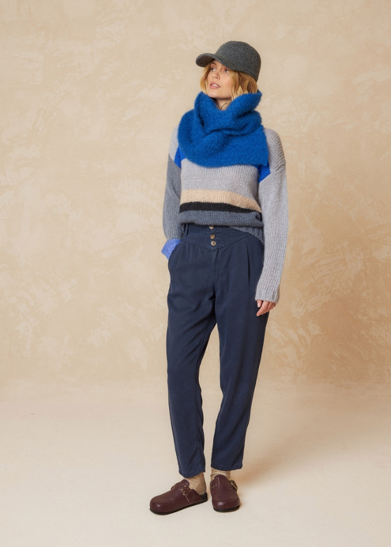 Indi & Cold Mohair Knitted Jumper