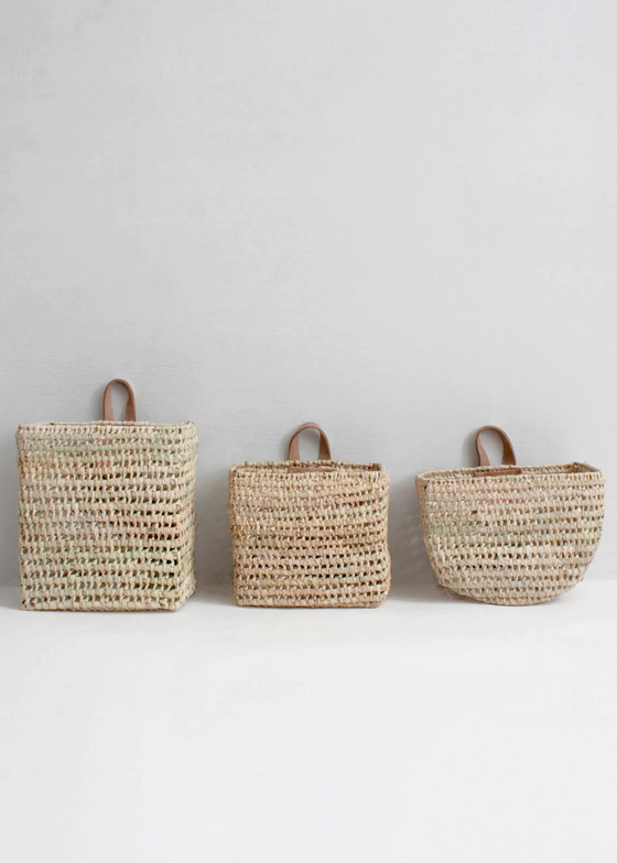 Mini Wall Baskets, Set of 3