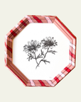 Pink & Red Striped Daisy Original Artwork by Ley Lines