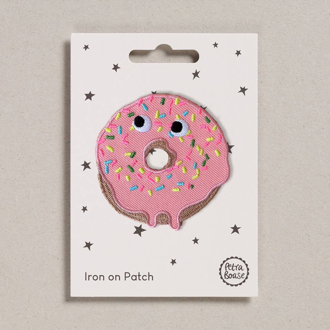 Petra Boase - Doughnut Iron-On Embroidered Patch