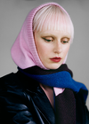 HADES Wool The Hooded Scarf | Pink