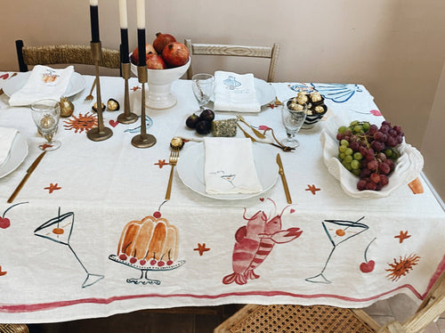 Dinette - Illustrated Tablecloth - Medium