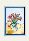 "Red Tulips" Original Artwork by Ley Lines