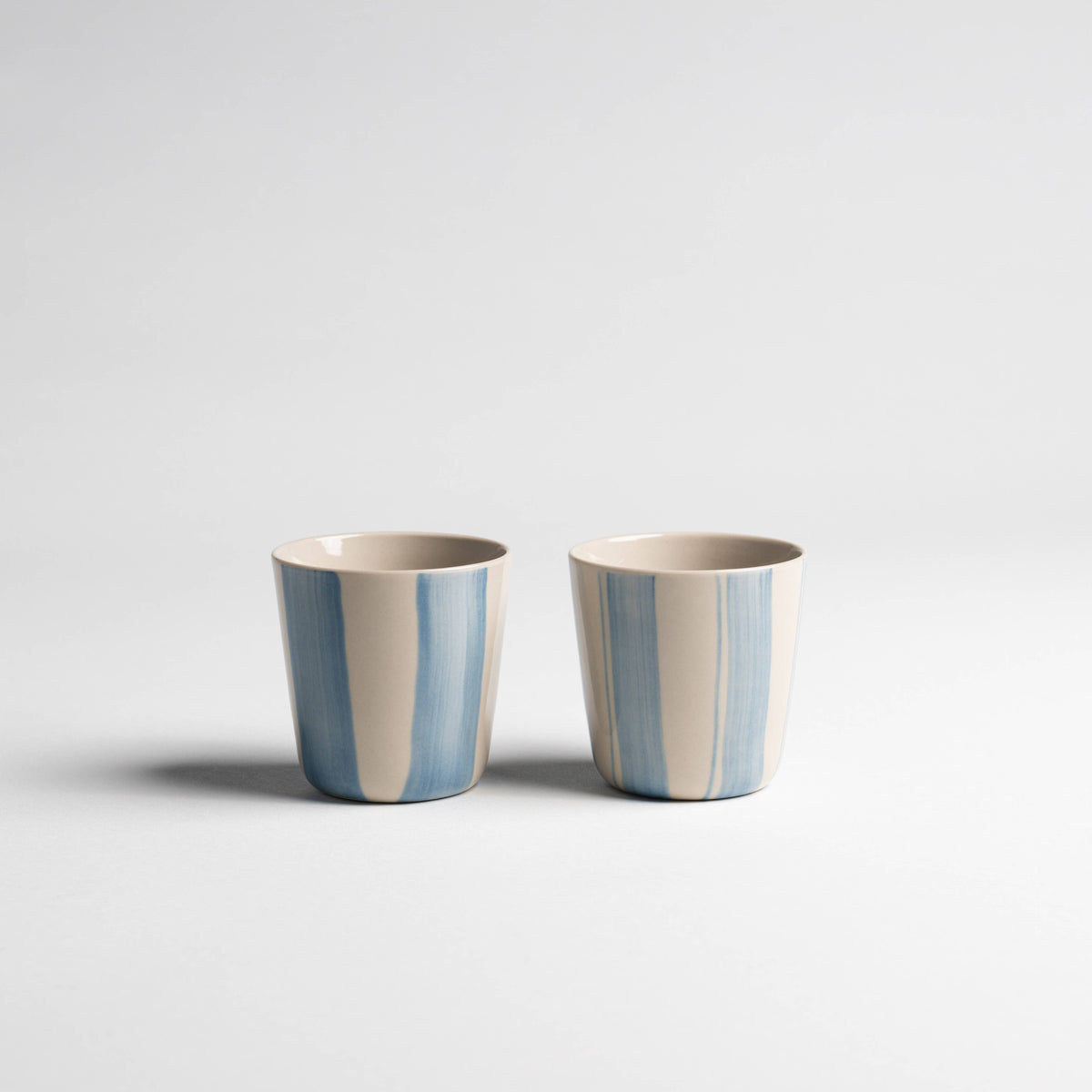 Kindred Mugs - Cornflower Beaker - Brushed Light Blue - Small (Set of 2)