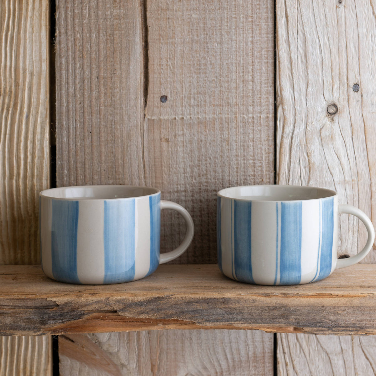 Kindred Mugs - Cornflower Mug - Brushed Light Blue - Large (Set of 2)