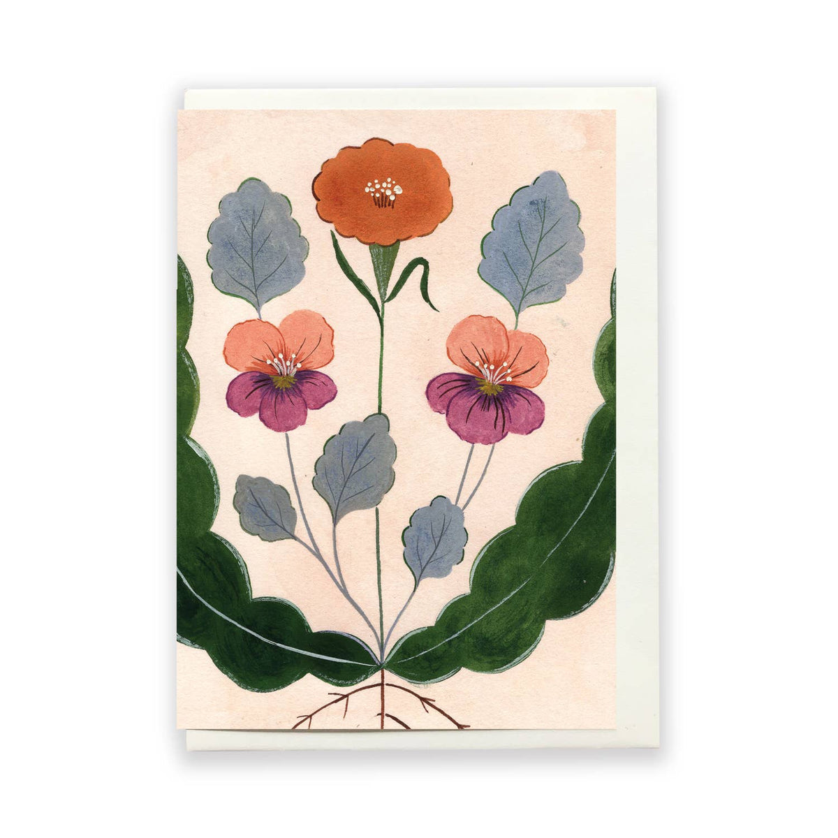 Flora Waycott - Red Flower Card