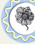 Blue & Yellow Wiggle Poppy Original Artwork by Ley Lines