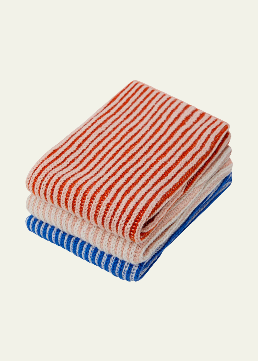 Sophie Home Reusable Ribbed Dishcloths: Cobalt