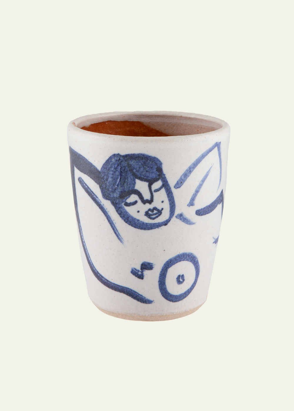 Illustrated Ceramic Tumbler — Sunbather by Ella Bua-In