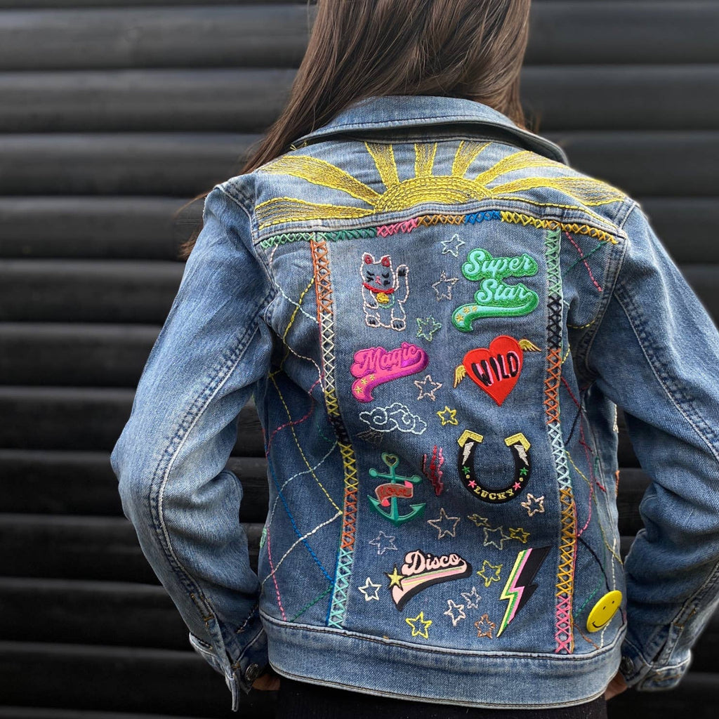 Petra Boase - Unicorn Head Iron-On Embroidered Patch