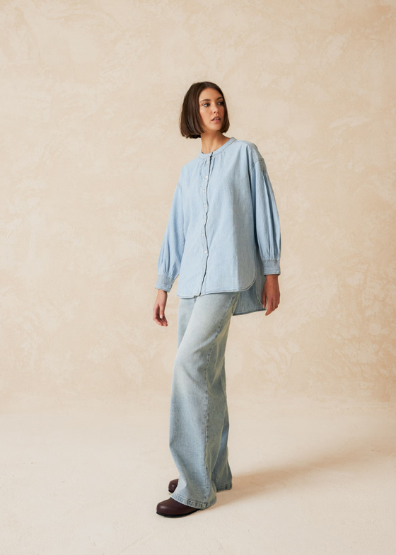 Indi & Cold Relaxed Denim Shirt